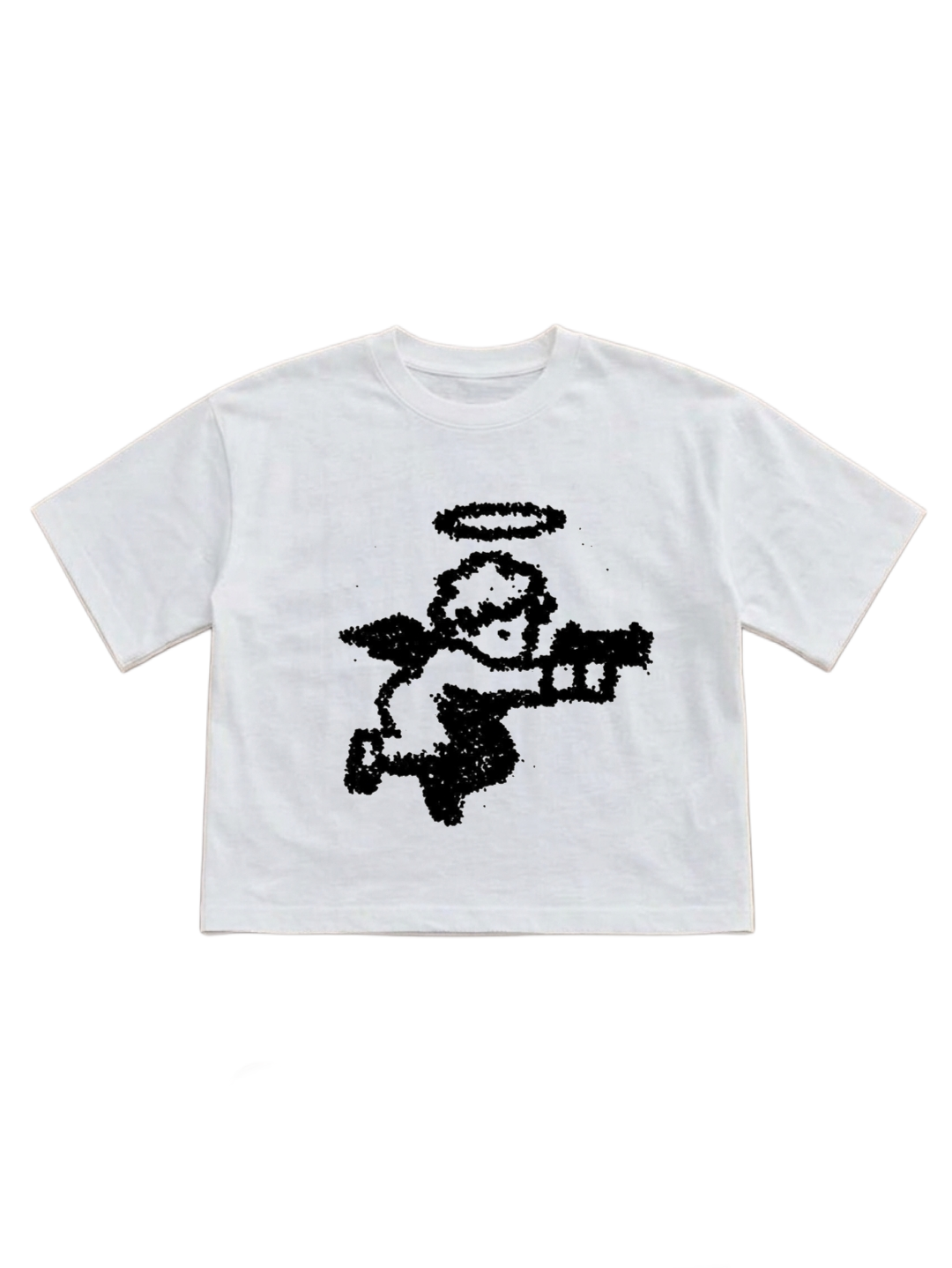 ANGEL BOY CROPPED TEE