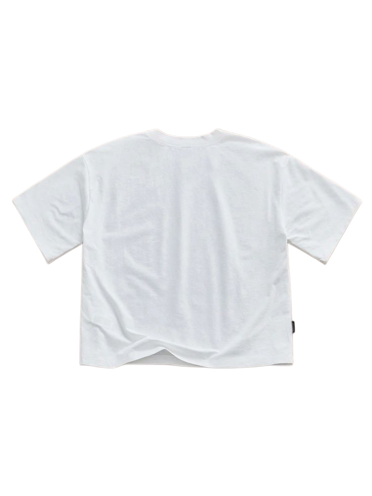 GOD WITH SKATE CROPPED TEE