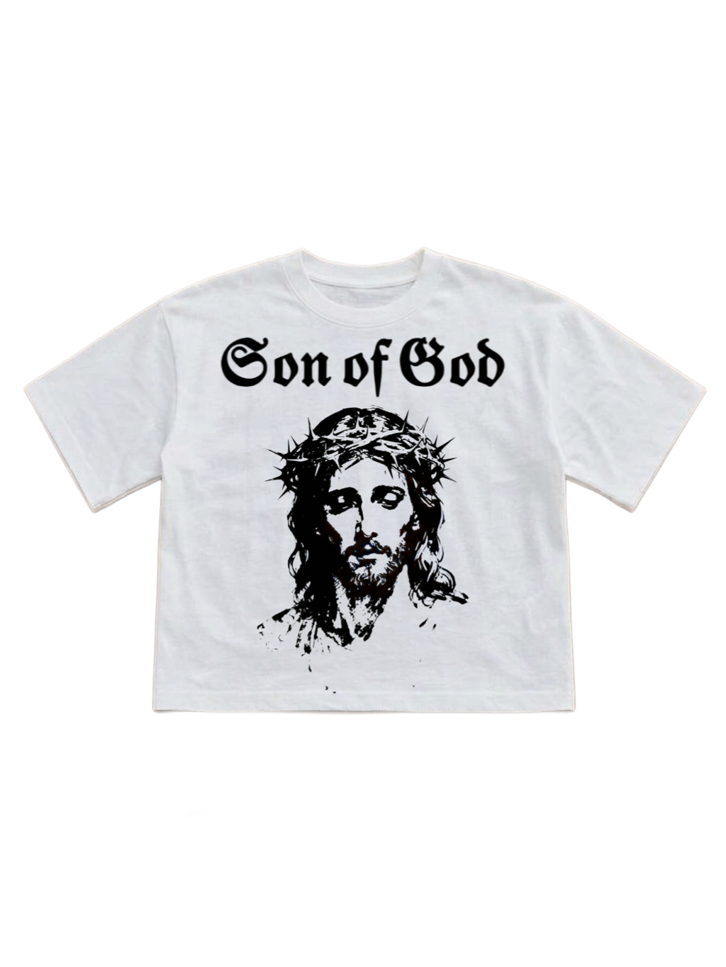 SON OF GOD CROPPED TEE