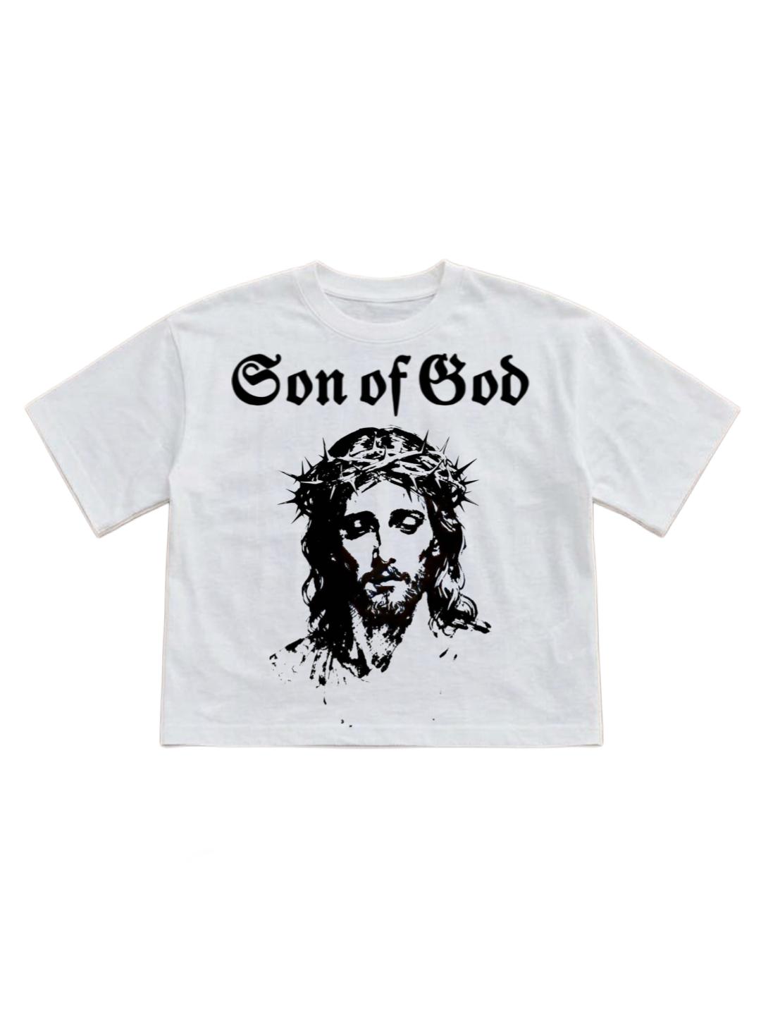 SON OF GOD CROPPED TEE