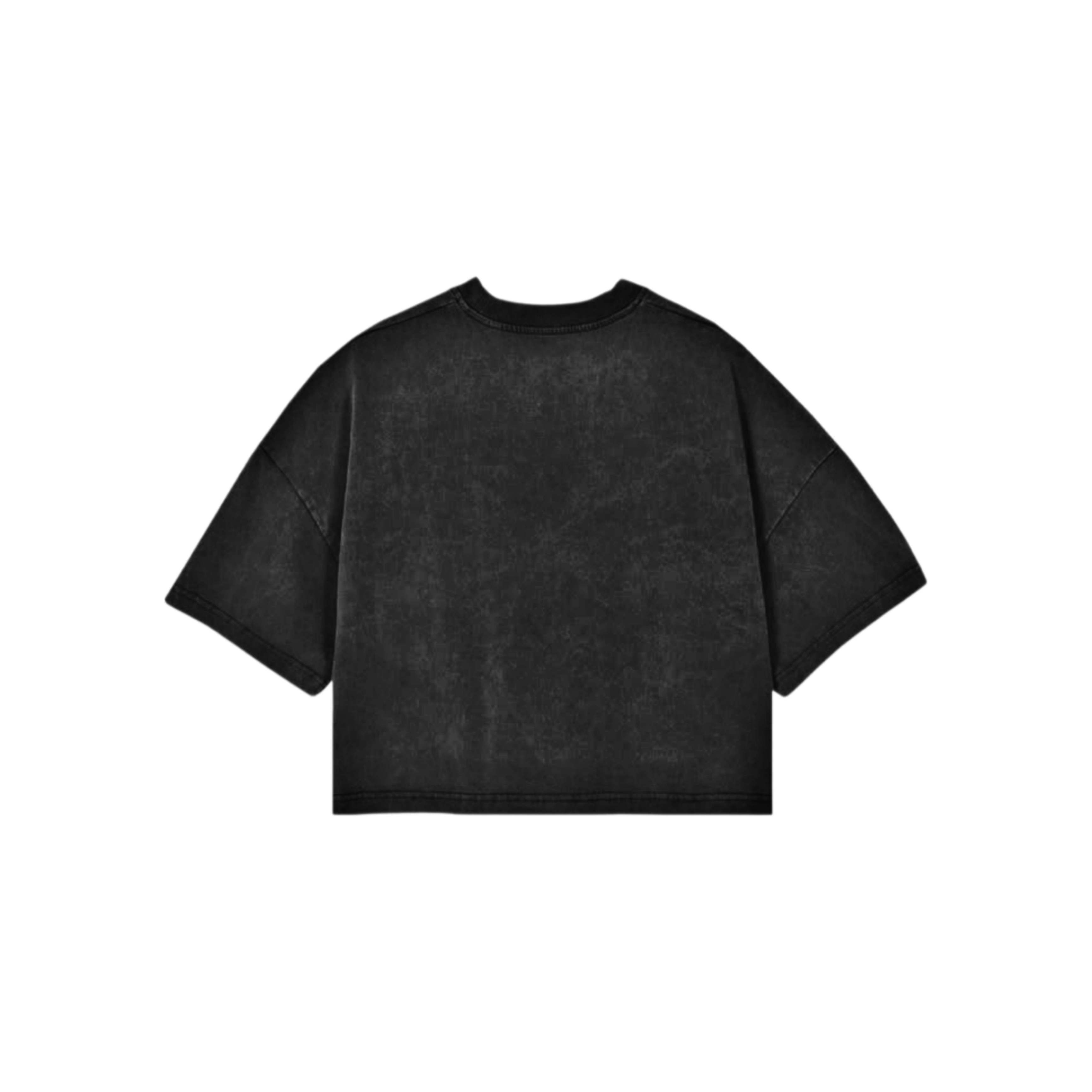 BILLIE EILISH ACID WASTED DROPSHOLDER CROPPED TEE